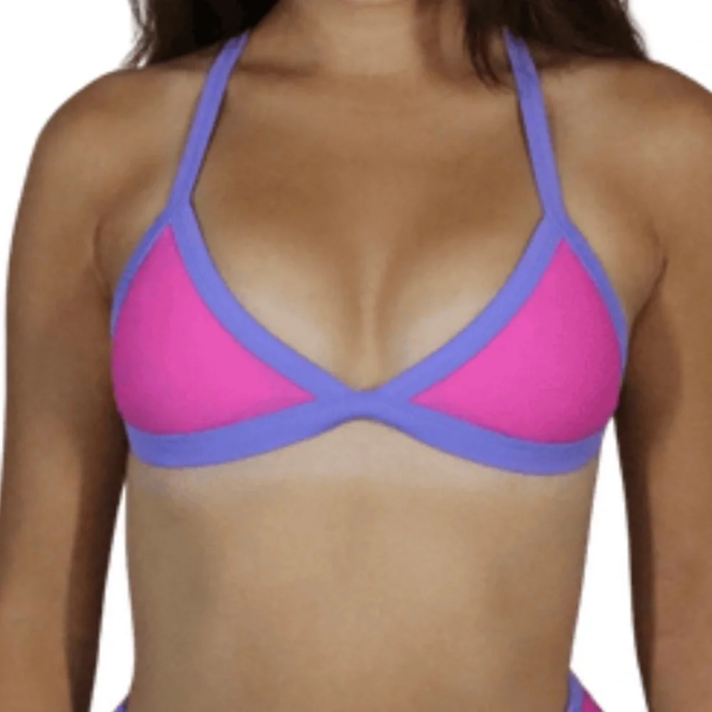 NWOT 93 Play Street Bikini in Poppy/Lilac - Picture 2 of 3